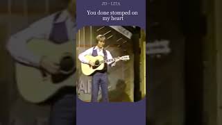 You done stomped on my heart johndenver funny country song shorts short [upl. by Gnirol]