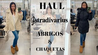 HAUL STRADIVARIUS  Me pruebo un montón de Abrigos y Chaquetas de nueva colección [upl. by Farrica]