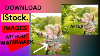 HOW TO DOWNLOAD ISTOCK IMAGES WITHOUT WATERMARK FOR FREE 2024 istockphoto [upl. by Ainimreh379]