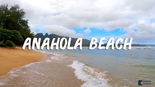 Anahola Beach is a beautiful beach on the northeast side of Kauai Hawaii [upl. by Nylodam]