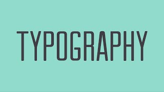 Beginning Graphic Design Typography [upl. by Pardner733]