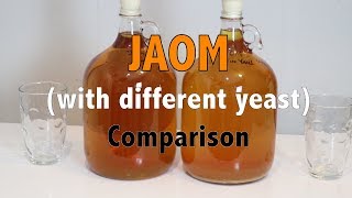 JAOM Different Yeasts Comparison [upl. by Lear]