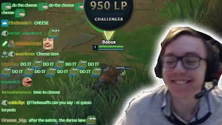 THEBAUSFFS attempts Tilterellla Cheese In Challenger EUW 🤣🤣🤣 [upl. by Scotty353]