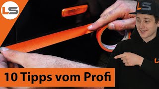 Richtig abkleben und abdecken  10 Tipps von unserem Meister  LACKSTORE [upl. by Ahser]