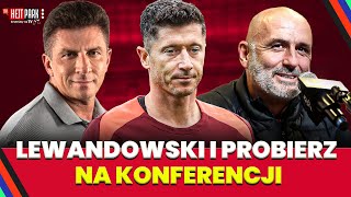 LEWANDOWSKI I PROBIERZ NA KONFERENCJI KADRY BOREK I GOŚCIE KOMENTUJĄ  HEJT PARK JESTEŚMY NA TY [upl. by Aileek318]