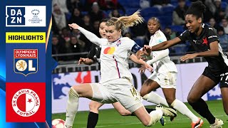 HIGHLIGHTS  Olympique Lyonnais vs Slavia Prague UEFA Womens Champions League 202324 Matchday 6 [upl. by Nylyram975]