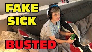 Kid Temper Tantrum FAKING Sick To Play Season 6 Fortnite Instead Of Going To School  BUSTED [upl. by Laven671]