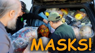 MASSIVE MASK Collection Haul Visits Distortions Unlimited [upl. by Lladnarc]