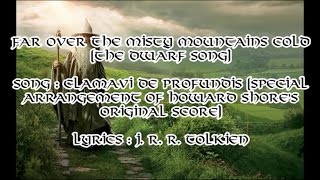 THE HOBBIT  Misty Mountains Cold  Main Theme [upl. by Dilan]