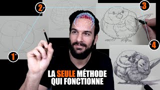 APPRENDRE À DESSINER LA SEULE MÉTHODE QUI FONCTIONNE [upl. by Dante]