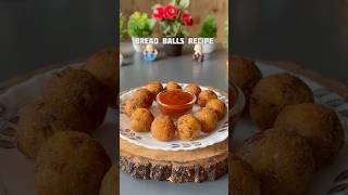 Trending recipe of crispy bread balls recipe shortsvideo recipe snacks potato bread [upl. by Malley]