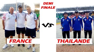 Petanque 2023 Mondial FRANCE vs THAILANDE [upl. by Nalliuq922]