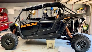 2024 Polaris RZR XP 4 Gilomen Fuel Mileage Clutch Install [upl. by Critta]