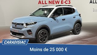 Présentation  Citroën C3 2024  moins de 25 000 € pour la version électrique [upl. by Adanama]