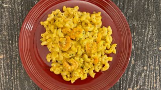 HOW TO MAKE SHRIMP MAC AND CHEESE  QUICK AND EASY [upl. by Nitza]