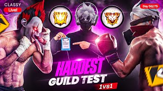 Day 5675 💦 HARDEST GUILD TEST 1 V 1 👿 100 FAIR TESTING 🔥 freefirelive classyfreefire [upl. by Minne]