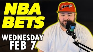 NBA Bets Wednesday February 7 Picks amp Predictions  The Sauce Network  Kyle Kirms [upl. by Zilef950]