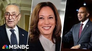 LIVE Chuck Schumer and Hakeem Jeffries officially endorse Kamala Harris [upl. by Laubin]