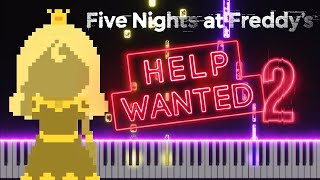 Gracefully Into The Abyss Princess Quest IV OST  Piano Tutorial  FNAF Help Wanted 2 [upl. by Chally]