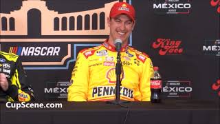 NASCAR Clash at the Coliseum Feb 2024 Busch Blaney Logano post race [upl. by Anuahs869]