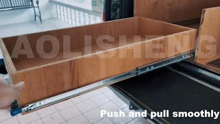 AOLISHENG lockable drawer slides perfect solution for RV [upl. by Casilde]