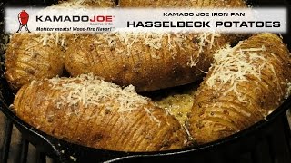 Kamado Joe Hasselback Potatoes [upl. by Eicam]