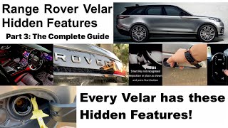 Range Rover Velar Hidden Features  Part 3 The Complete Guide [upl. by Glenda]