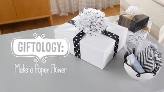 Giftology How to Make Tissue Paper Flowers [upl. by Eisnil]