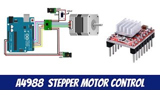 A4988 Stepper Motor Controller  Arduino amp NodeMCU [upl. by Oribelle516]