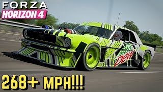 FORZA HORIZON 4  268 MPH Hoonicorn Mustang Setup [upl. by Tillford547]