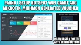 PAANO I SETUP ANG HOTSPOT WIFI GAMIT ANG MIKROTIK MIKHMON VOUCHER GENERATOR  STEP BY STEP TUTORIAL [upl. by Odiug965]