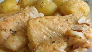 Bacalao al horno en bolsa en olla GM G [upl. by Namzzaj]