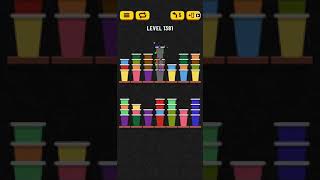 Cup Sort Puzzle Level 1381  Water Sort Puzzle Level 1381  Ball Sort Puzzle Level 1381 All the same [upl. by Annahahs]