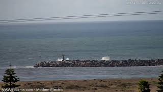 Morro Bay Coast Guard Webcam Recap  Entering Harbor Feb 6 2024 [upl. by Eivol]