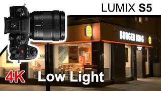 Lumix S5  2060mm f3556 Lens  LOW LIGHT Test  4K HLG [upl. by Anilave]