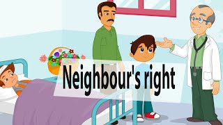 Neighbours right  Islamic cartoon for kids [upl. by Jacob716]