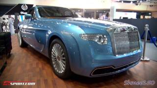 Pininfarina Rolls Royce Hyperion  Dubai Motorshow 2011 with GTspiritcom [upl. by Hterag126]