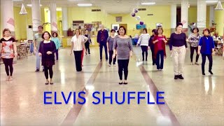 Elvis Shuffle Line Dance Return to Sender [upl. by Iblok473]