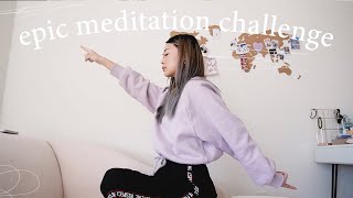 I did a 40 day meditation challenge 😳 vlog  lessons [upl. by Otreblon513]