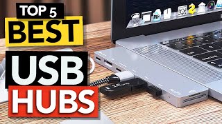 ✅ TOP 5 Best USB Hubs to buy this year [upl. by Haslett]