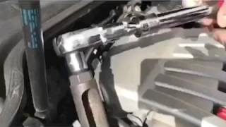 Audi A3 32 Oxygen sensor removal [upl. by Atsahc311]