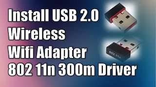 How to download and install wifi adapter in computer without cd  install wifi driver without cd [upl. by Waxler356]