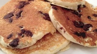 How to Make the Perfect Chocolate Chip Pancake  Pancake Breakfast [upl. by Seta656]