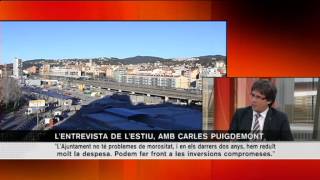 TV3  Lentrevista de lestiu  Lentrevista de lestiu  Carles Puigdemont alcalde de Girona [upl. by Isolda]