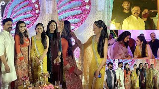 Dileep and Kavya Madhavan spotted At Nadhrisha Daughter Pre Marriage Reception [upl. by Elna]