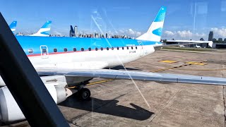 Aerolíneas Argentinas  Embraer 190AR  LVCMB  Buenos AiresAeroparque AEP  Neuquén NQN [upl. by Rector]