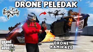 DRONE KONTROL TEROR POLISI  GTA 5 ROLEPLAY [upl. by Racklin787]