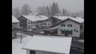 Zugspitzbahn Grainau im Schnee Ostern 2012 [upl. by Naols]