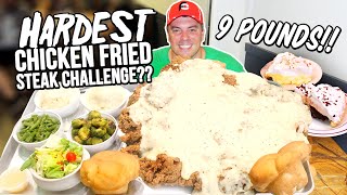 Biggest Chicken Fried Steak Challenge in Muskogee Oklahoma [upl. by Lomaj213]