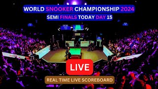 2024 World Snooker Championship LIVE Score UPDATE Today Semi Finals Day 15 Matches May 04 2024 [upl. by Nauqel]